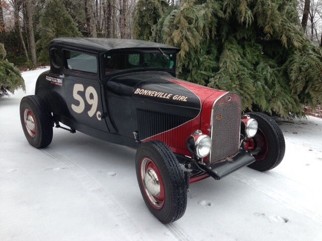 1929 Ford Model A Coupe Chopped Steel hot rod