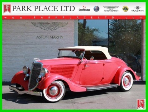 1934 Ford Rumble Seat Deluxe Roadster Hot Rod for sale