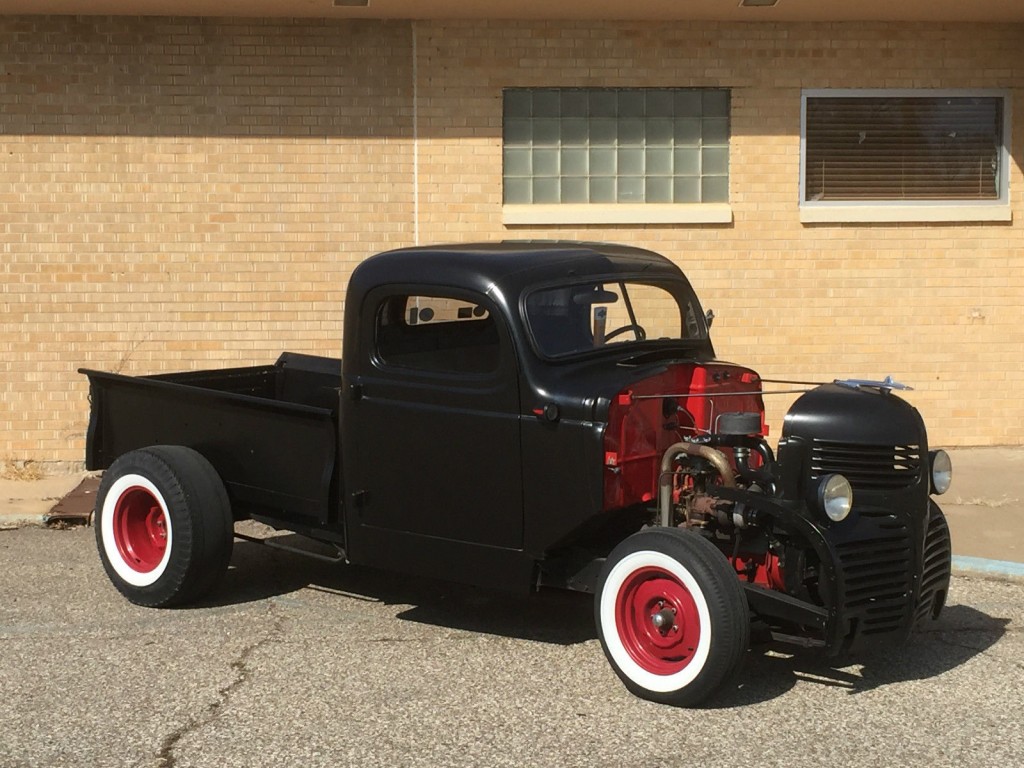 1945 Dodge hot rod Pickup Truck Custom Turbo five Speed Suicide Doors