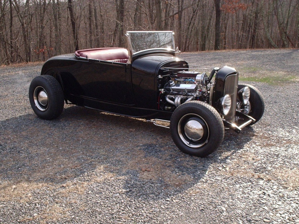 1929 Ford A V8 Hot Rod Roadster/All Steel on 32 Frame