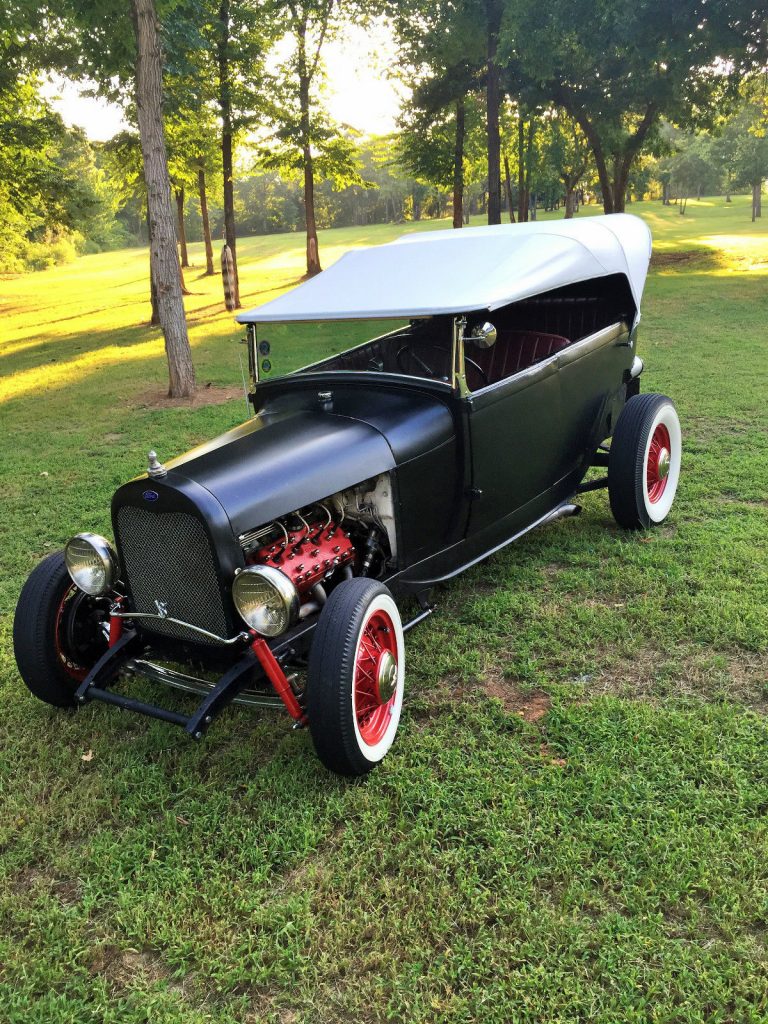 All vintage 1929 Ford hot rod