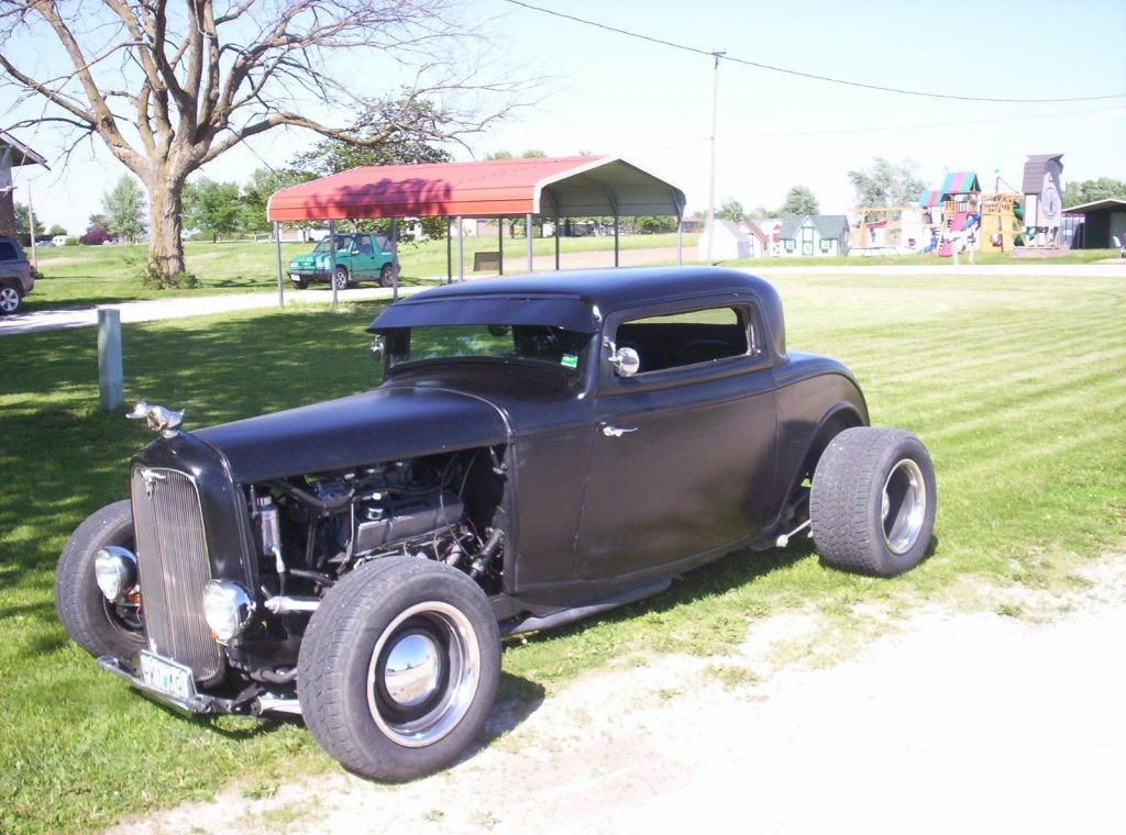 Black Beast 1932 Ford Coupe Hot Rod For Sale.