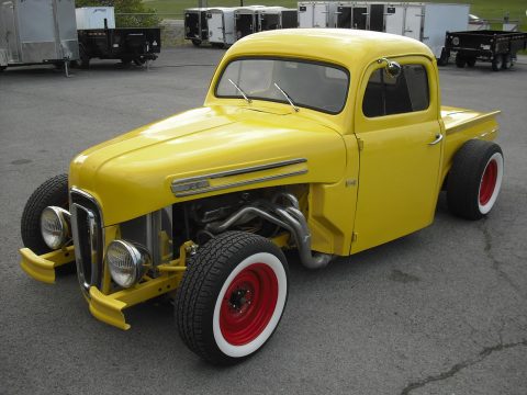 Chopped 1950 Ford Pickup hot rod for sale