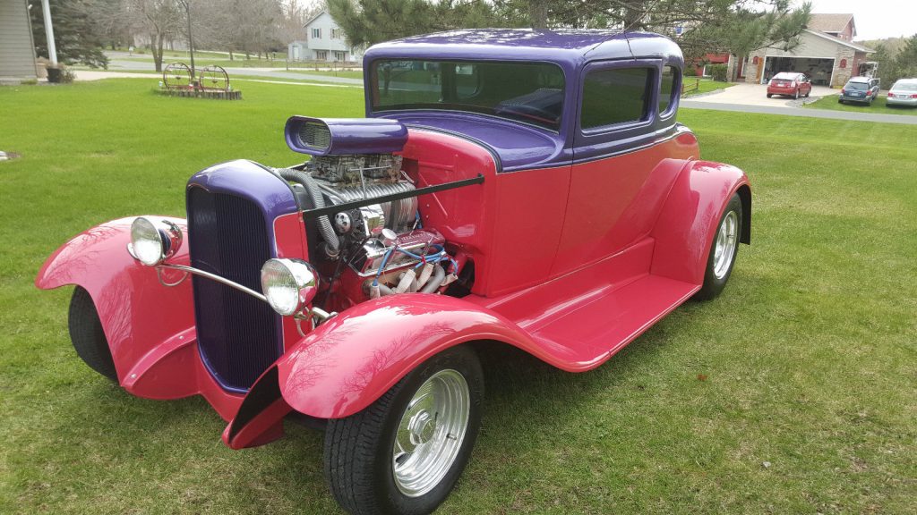 Laser straight 1932 Ford Model A 5 Window coupe hot rod