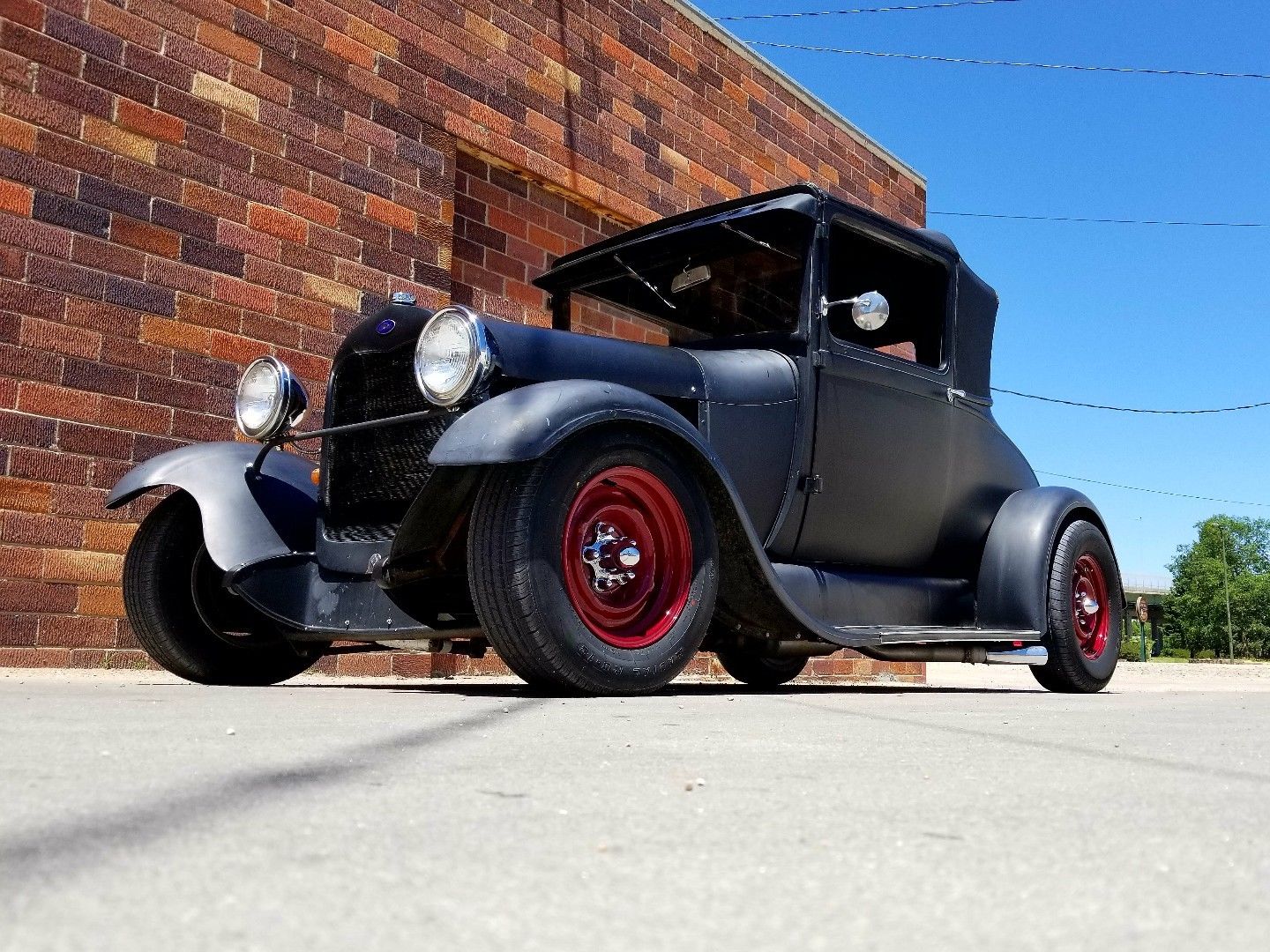 Badass coupe 1929 Ford Model A hot rod for sale