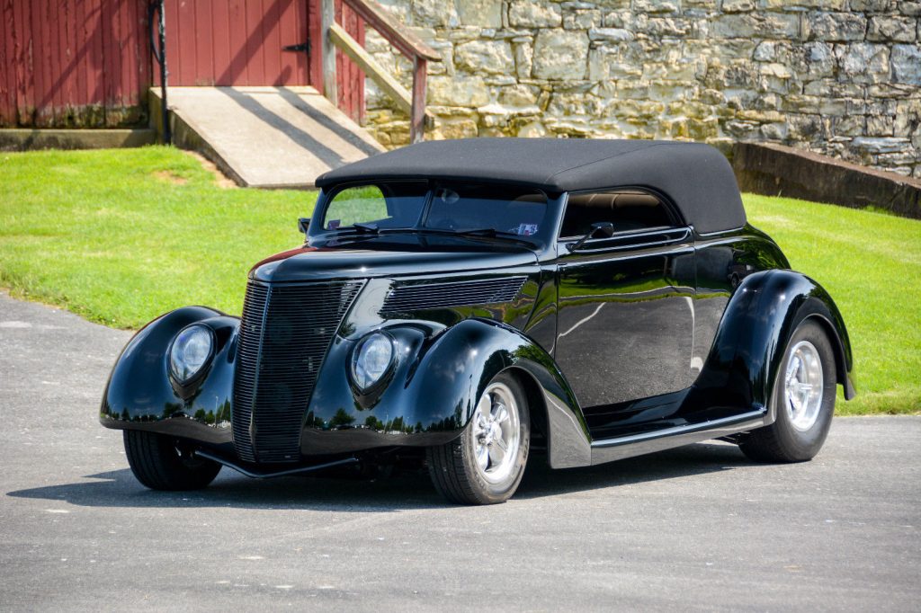 Pampered 1937 Ford Ford Club Cabriolet hot rod