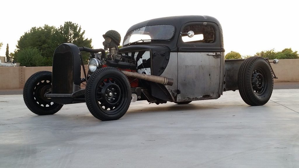 new headers 1942 Ford F 100 hot rod