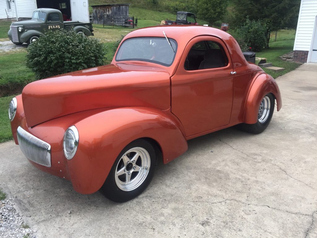 rebuilt engine 1941 Willys coupe hot rod