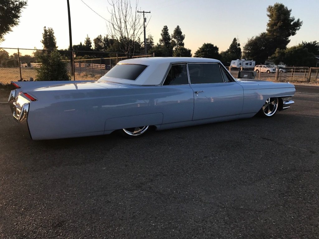 bagged 1964 Cadillac Deville hot rod