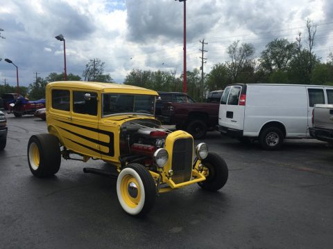 pinstriped 1930 Ford Model A hot rod for sale