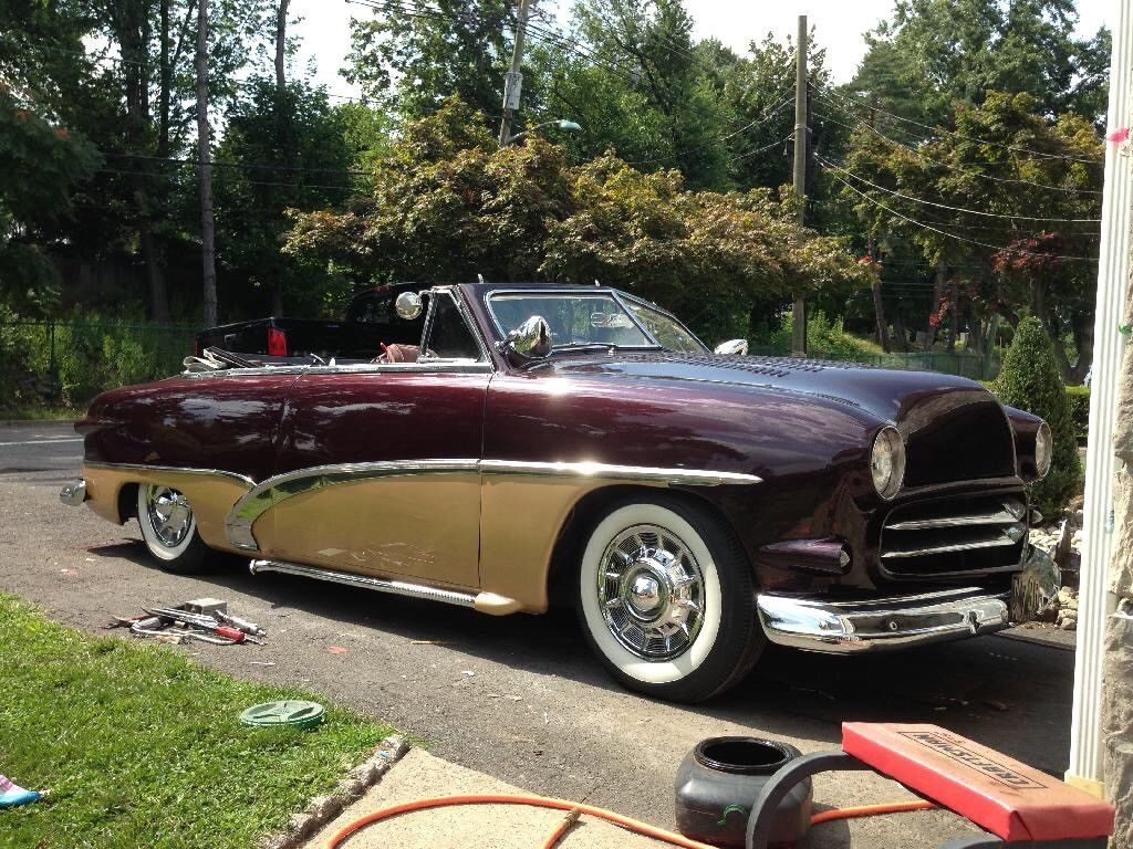 older build 1951 Ford Convertible lead sled hot rod