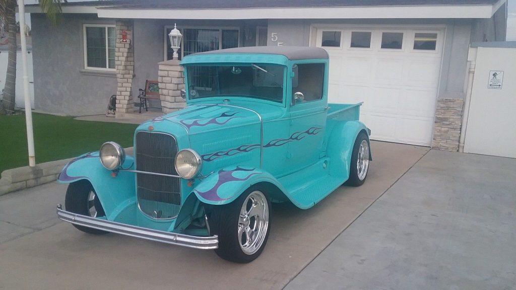 nicely built 1931 Ford Pickups FLAMES hot rod