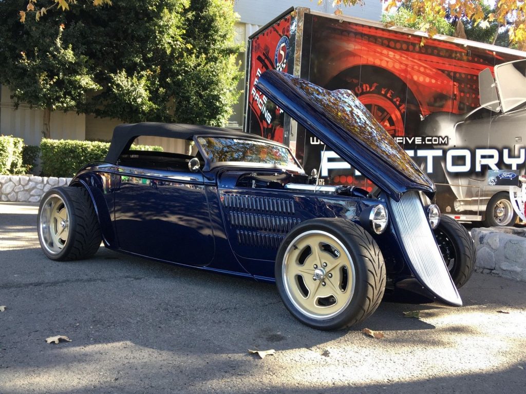 nicely customized 1933 Ford Roadster hot rod