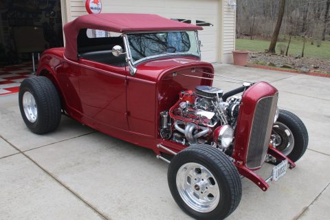 nicely customized 1932 Ford roadster hot rod for sale