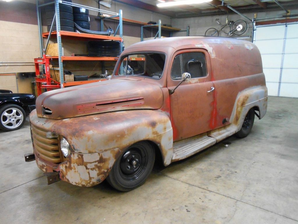 super rare 1949 Ford Panel truck hot rod