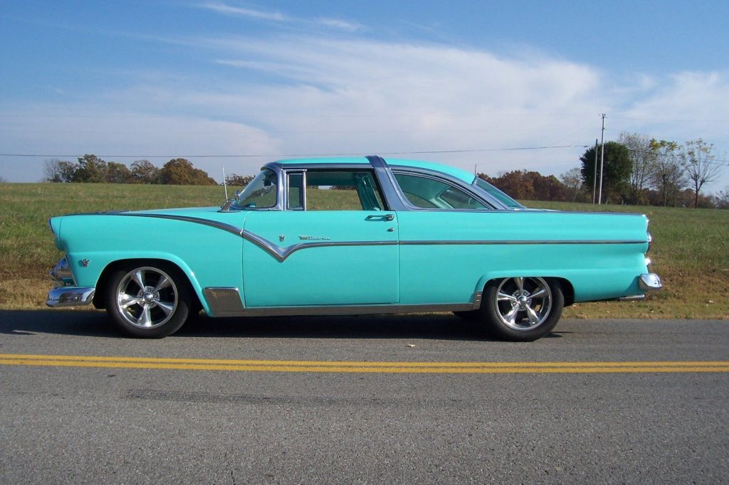 mint 1955 Ford Crown Victoria hot rod