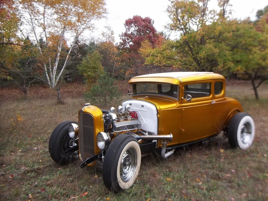 recently built 1930 Ford Model A Pagan gold hot rod