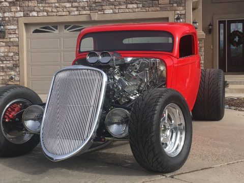 modern old school 1933 Ford hot rod for sale
