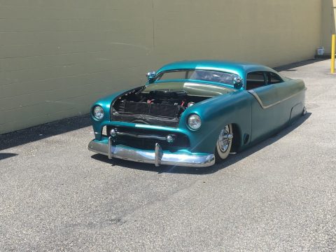 bagged 1950 Ford Shoebox Lead Sled hot rod for sale