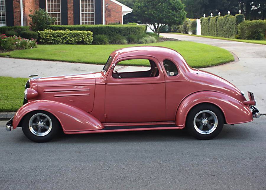 low miles 1936 Chevrolet Master Deluxe Business Coupe hot rod
