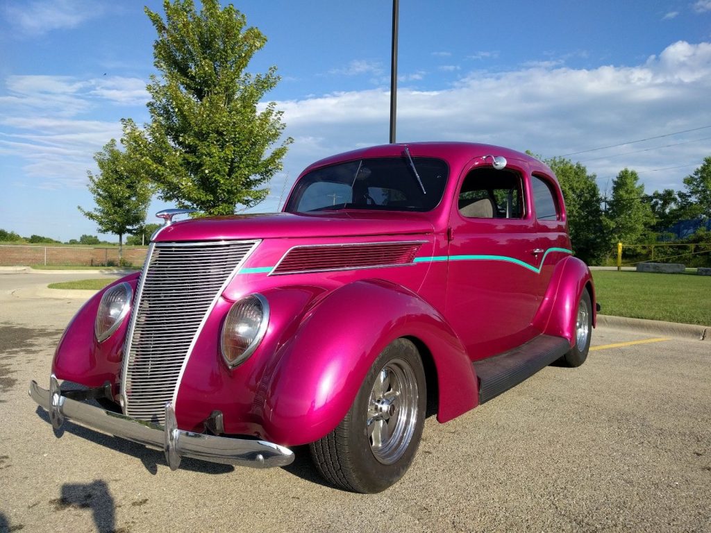 restored 1937 Ford Tudor hot rod