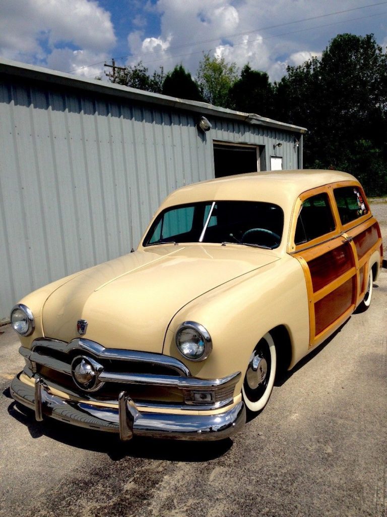 surfer`s rod 1950 Ford Ranch Wagon Restored hot rod
