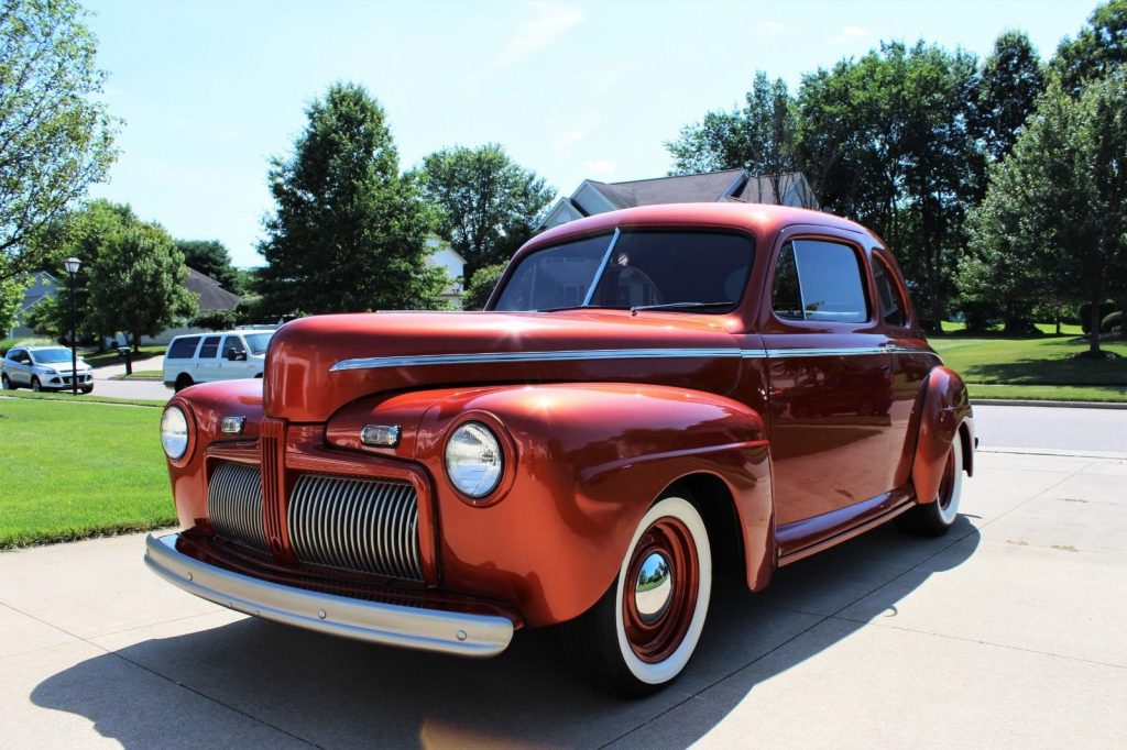 restored 1942 Ford Super Deluxe hot rod