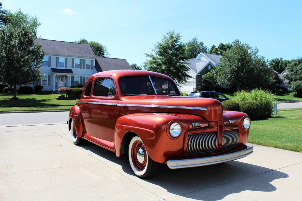 restored 1942 Ford Super Deluxe hot rod