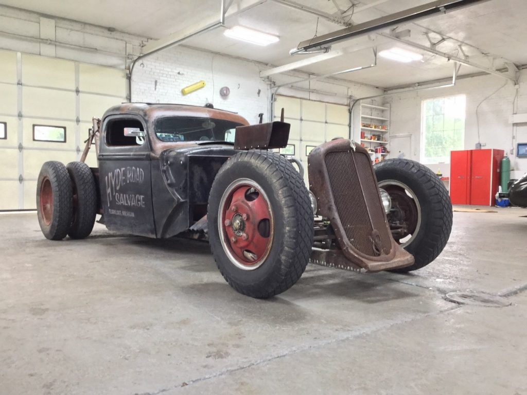 tow wrecker 1940 Ford Pickup Rat Rod hot rod