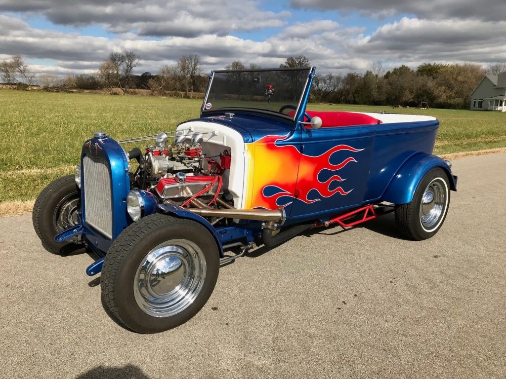 old style 1930 Ford Model A Custom Roadster Hot Rod