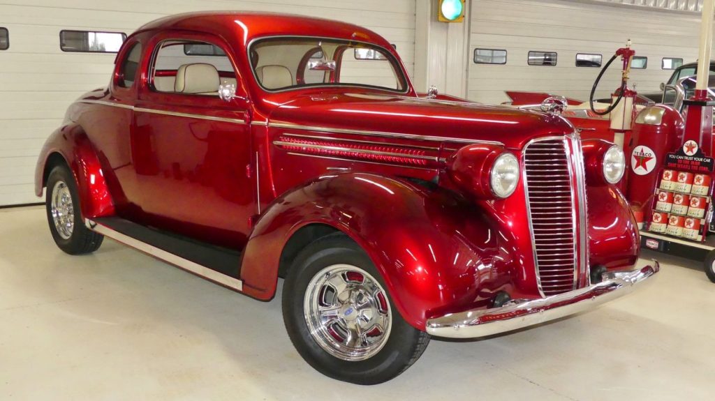 nicely modified 1937 Dodge Business Coupe hot rod