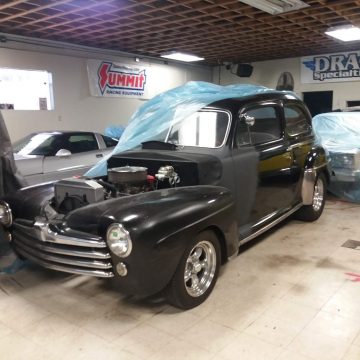 low miles since completed 1947 Ford Sedan hot rod for sale