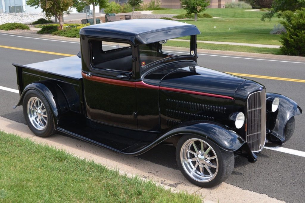 nicely customized 1934 Ford Pickup hot rod
