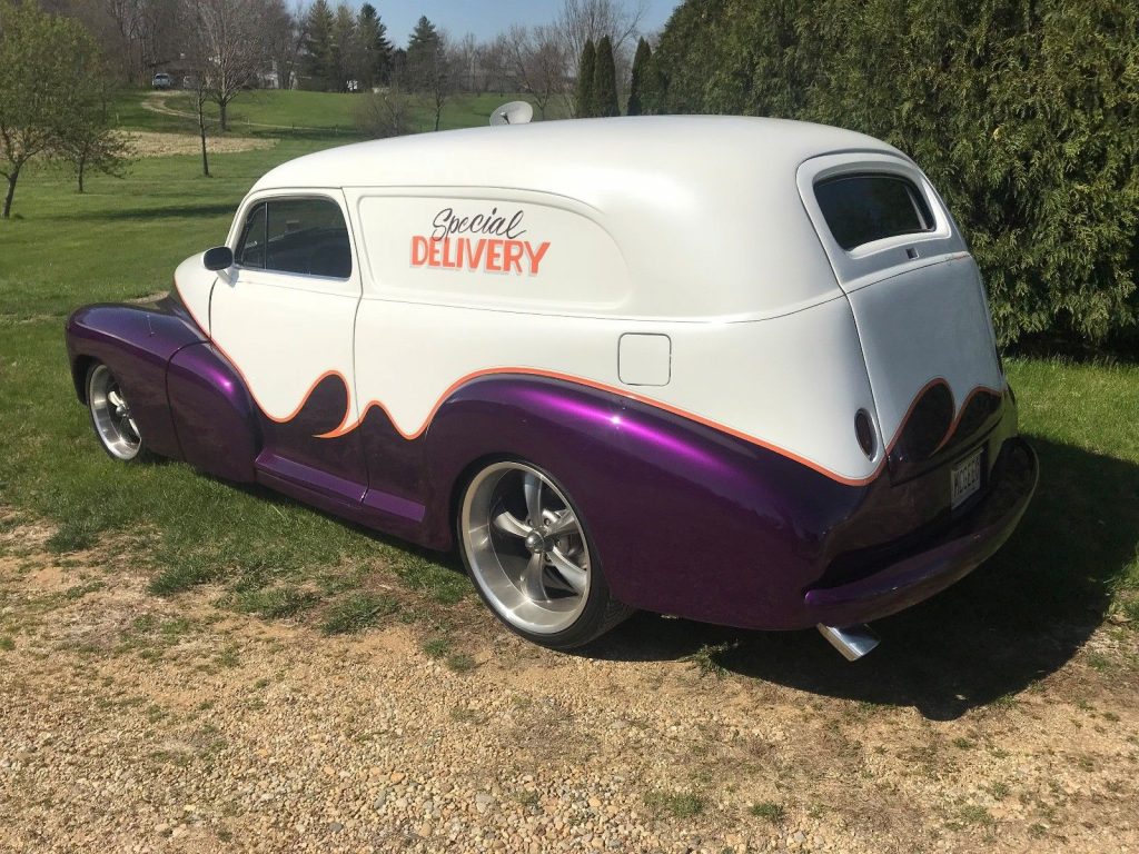nicely customized 1947 Chevrolet Sedan Delivery hot rod