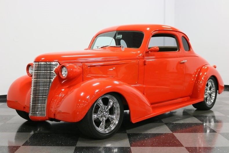 sharp looking 1938 Chevrolet Business Coupe hot rod