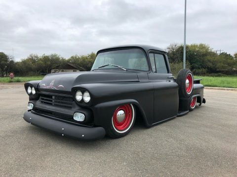 bagged 1959 Chevrolet C 10 pickup hot rod for sale