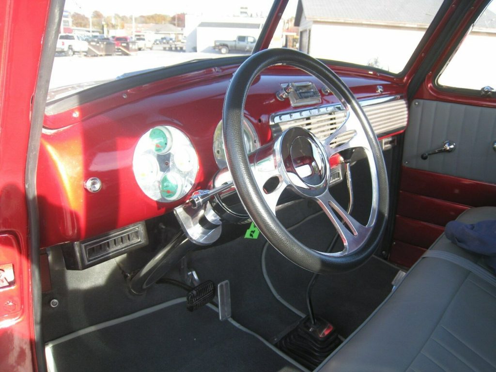 modern touches 1952 Chevrolet Pickup hot rod