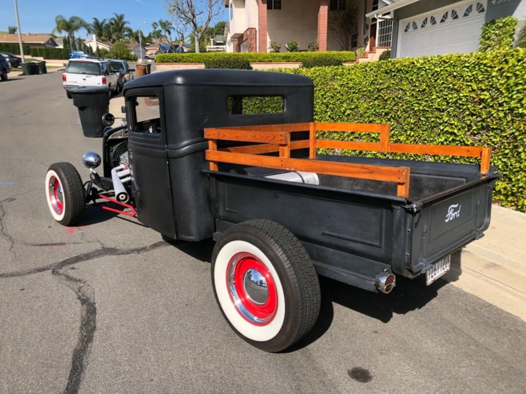 customized 1934 Ford Model A pickup hot rod