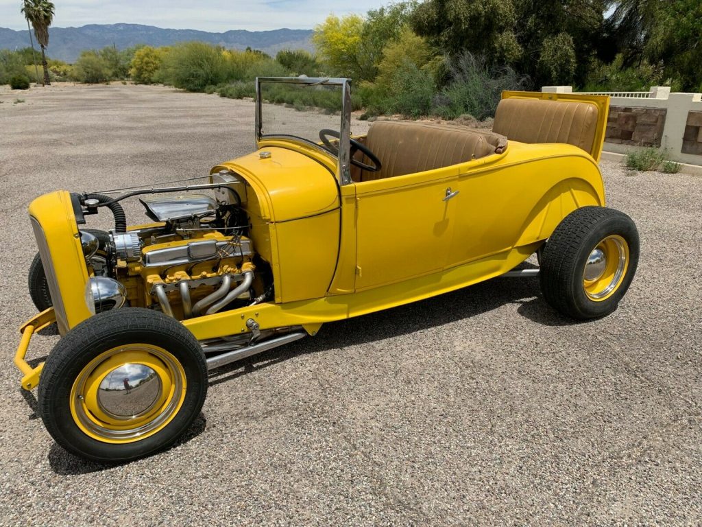 traditional 1929 Ford Model A Roadster hot rod