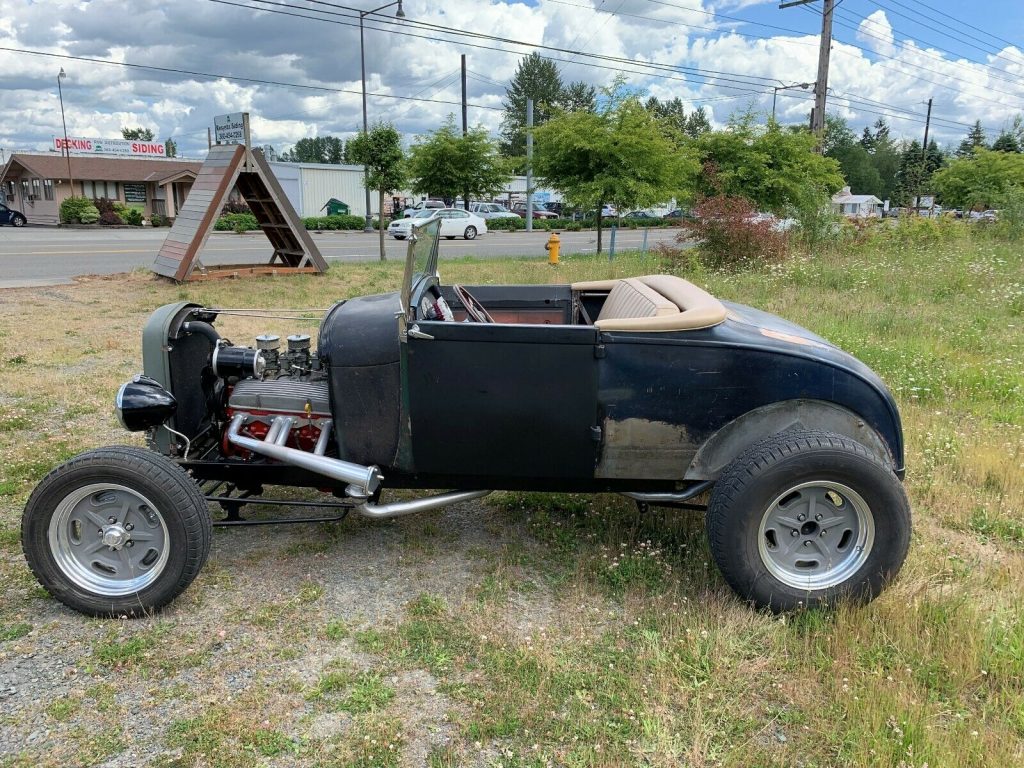 solid metal 1929 Ford Model A hot rod