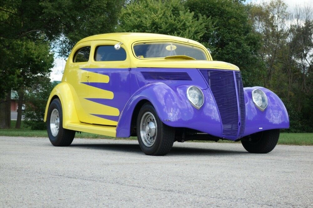 well modified 1937 Ford Hot Rod