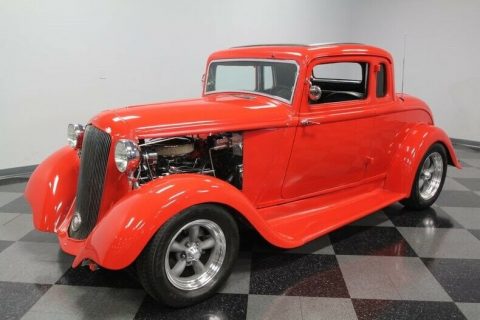 Chevy powered 1933 Plymouth 5 Window Coupe hot rod for sale