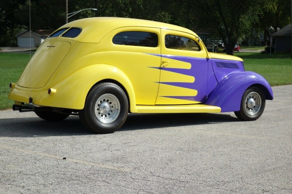 well modified 1937 Ford hot rod