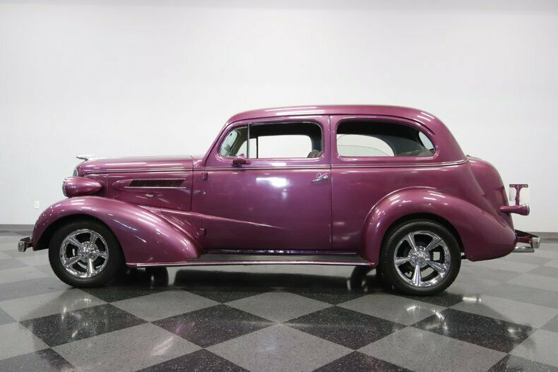 well modified 1937 Chevrolet Deluxe hot rod