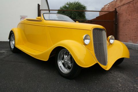 yellow beast 1933 Ford 40 Roadster hot rod for sale