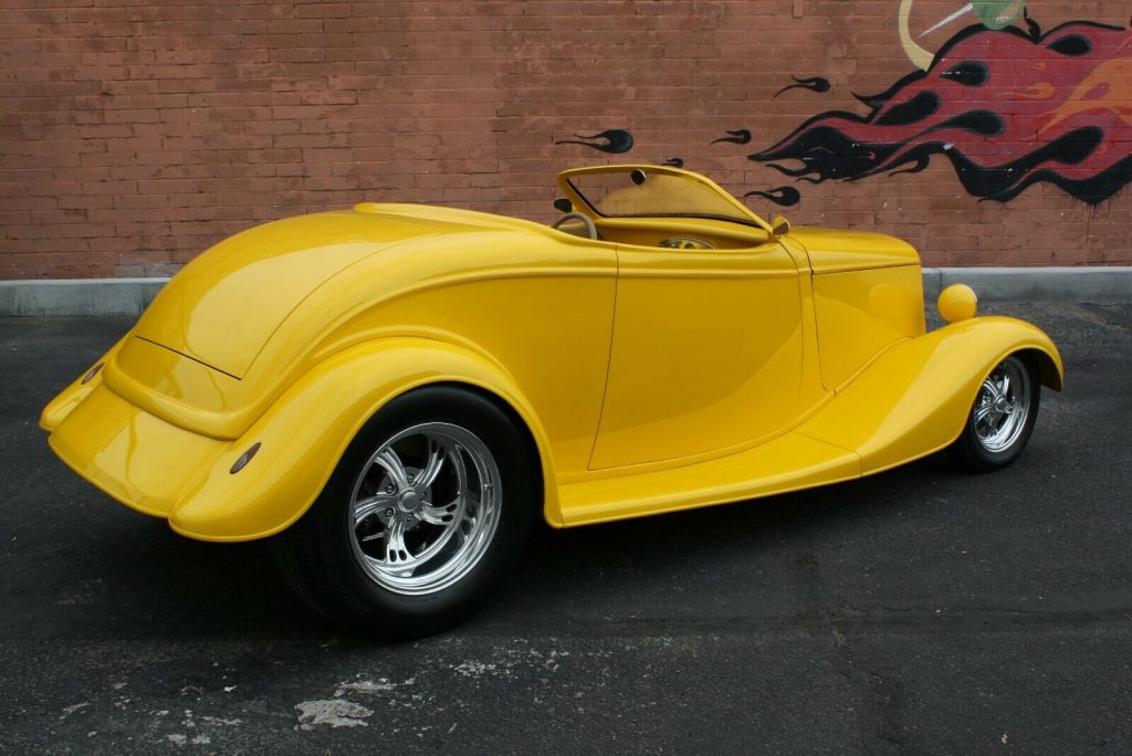 yellow beast 1933 Ford 40 Roadster hot rod