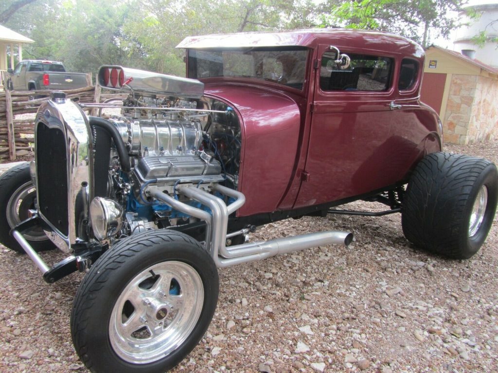 blown 1929 Ford Model A hot rod