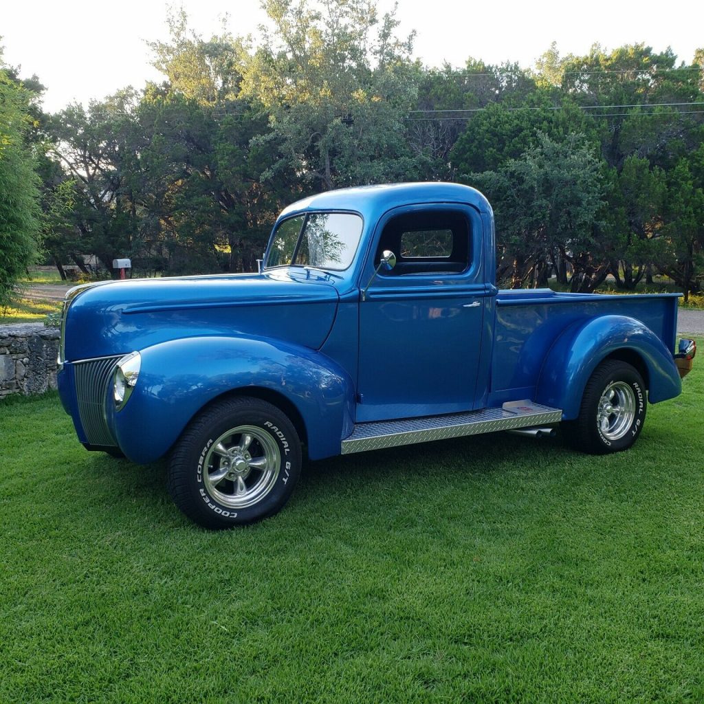 well modified 1940 Ford 1/2 Ton Pickup hot rod