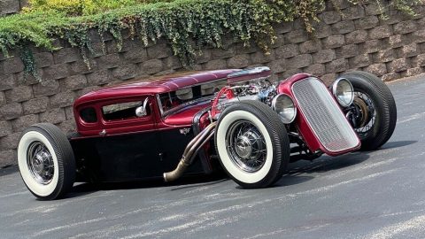 1930 Ford Model A Custom 5 Window Hot Rod [super chopped and lowered] for sale