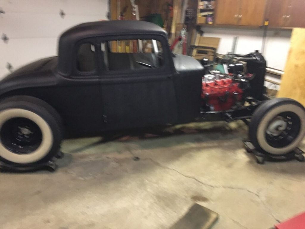 1933 Plymouth 5 Window Coupe Project car with 1951 Flathead Motor